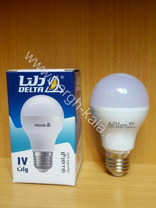 لامپ کم مصرف LED حبابی ۱۷ وات