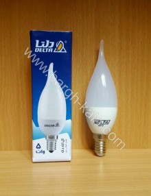 لامپ کم مصرف شمعی - اشکی 5 وات