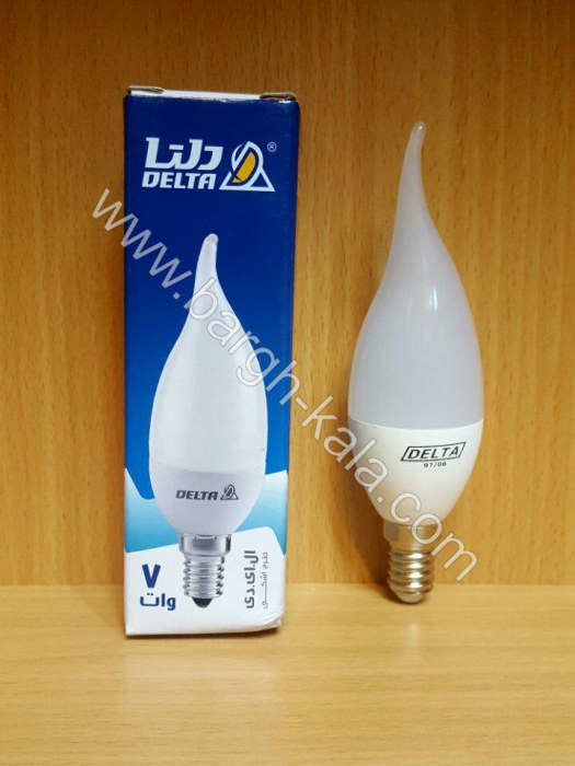 لامپ کم مصرف شمعی - اشکی 7 وات